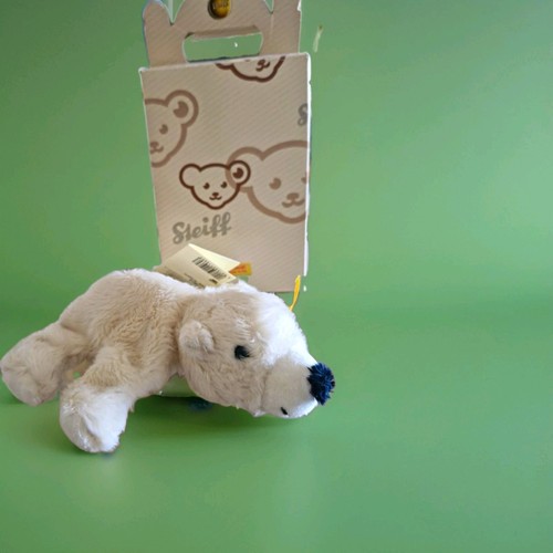 Steiff eisbär liegend - eisbär,