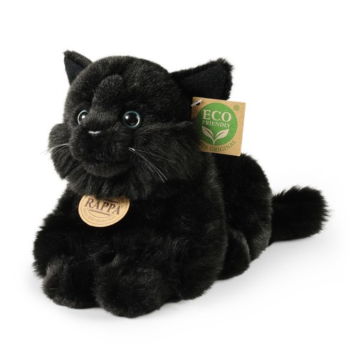 Schwarze katze liegend 20 - schwarze,